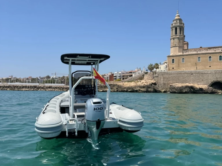 Vermietung Schlauchboot Highfield mit Führerschein