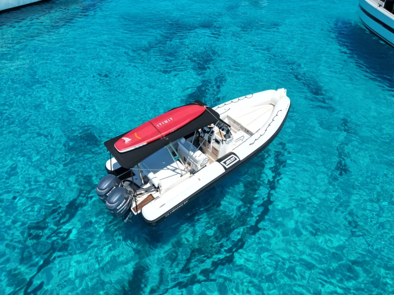 Vermietung Schlauchboot Almarine mit Führerschein