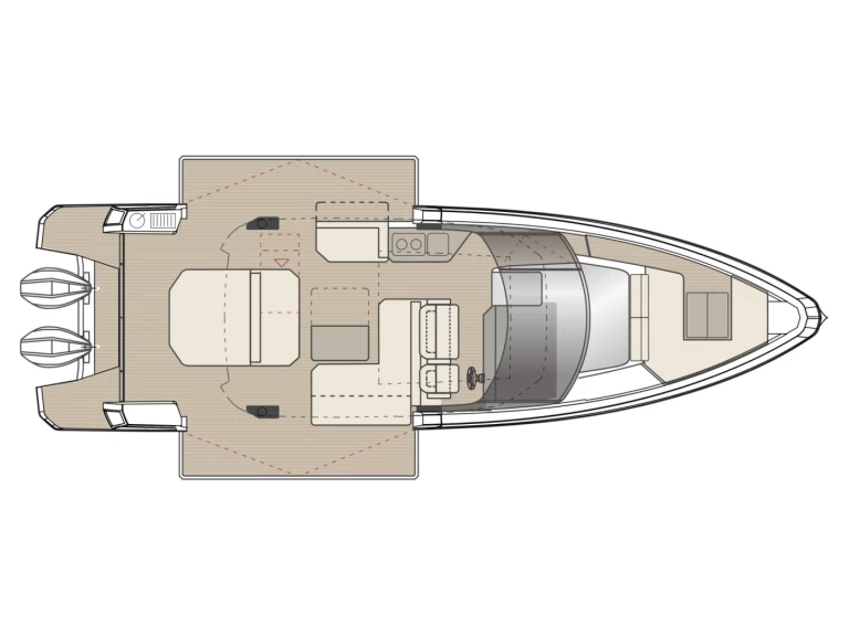 Motorboot mit oder ohne Skipper Saxdor mieten in Salamína