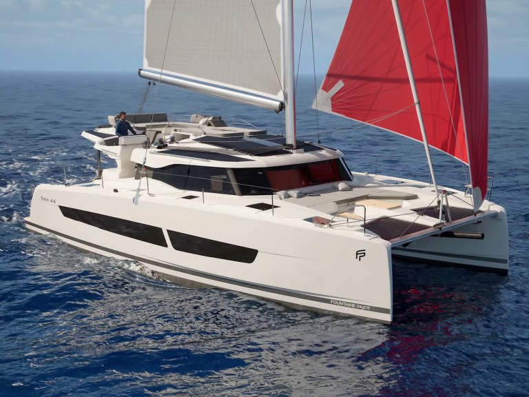 Ein Fountaine Pajot Fountaine Pajot FP 44 Quatuor - 4 + 2 cab. mieten in Pula