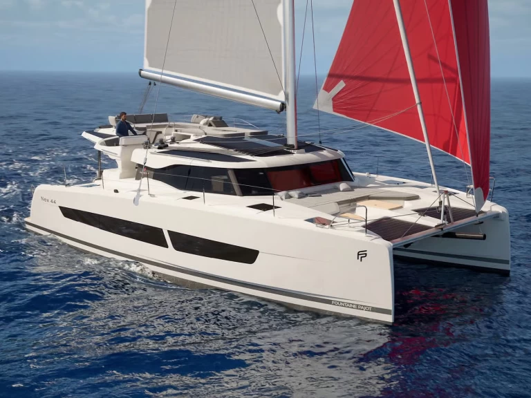 Ein Fountaine Pajot Fountaine Pajot FP 44 Quatuor - 4 + 2 cab. mieten in Pula