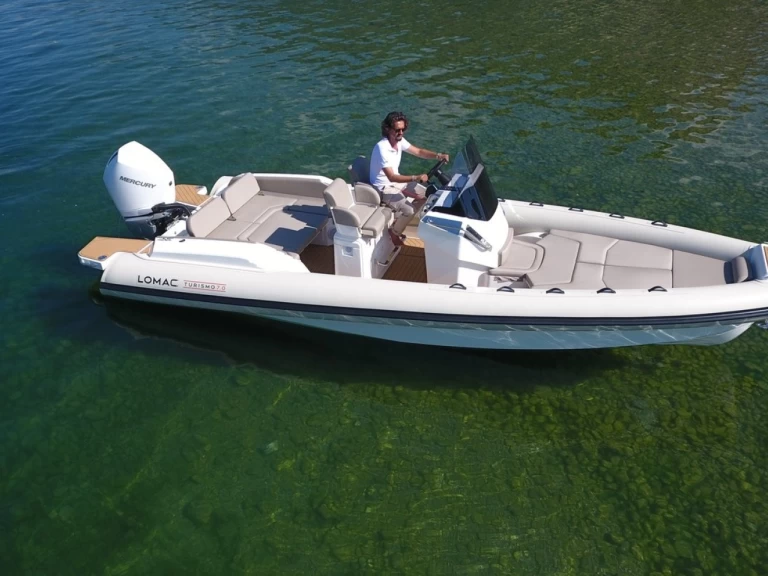 Vermietung Schlauchboot Lomac mit Führerschein