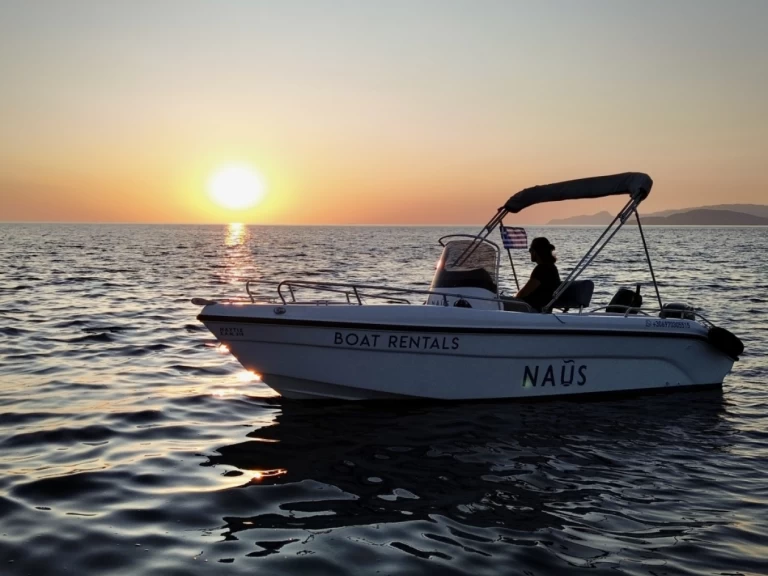 Ein Poseidon Bluwater 170 mieten in Agios Nikolaos