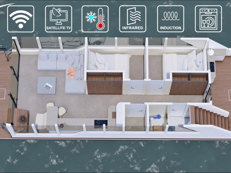 Hausboot mieten in Waren (Müritz) zum besten Preis