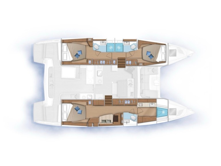 YachtCharter in Cugnana Verde - Lagoon Lagoon 46 auf SamBoat