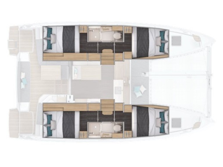 Katamaran mit oder ohne Skipper Lagoon mieten in Ajaccio