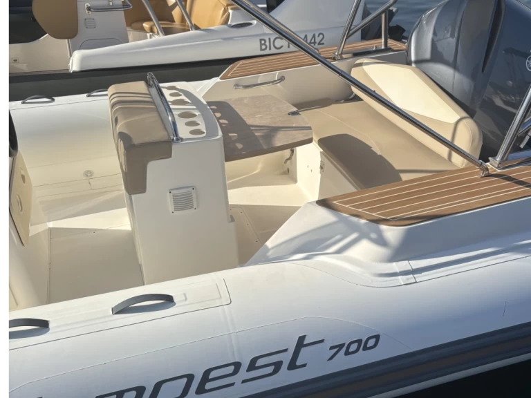 Vermietung Schlauchboot Capelli mit Führerschein