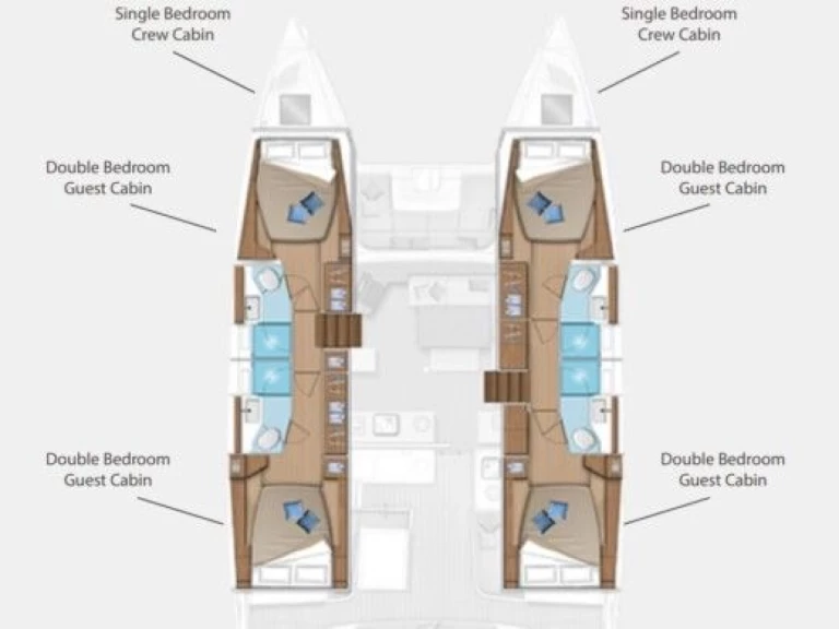 Katamaran mieten in Kardamena - Lagoon Lagoon 46