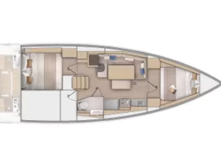 Segelboot mieten in Furnari - Bénéteau Oceanis 37.1