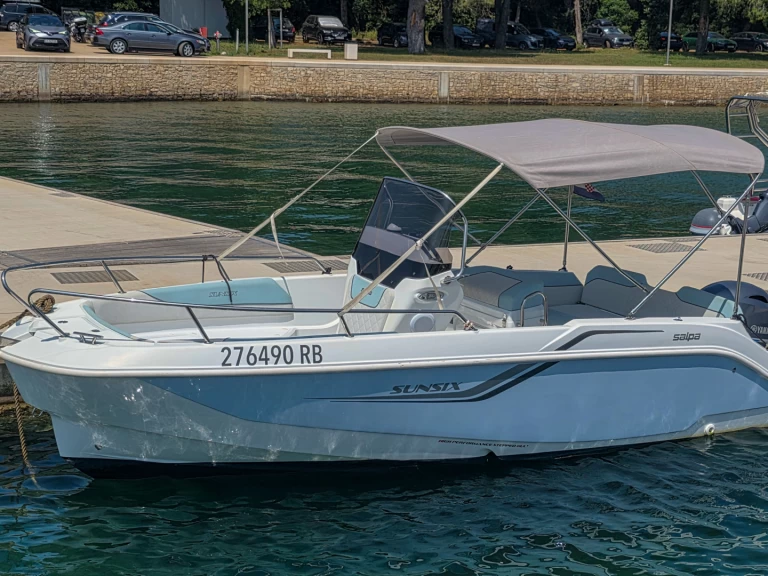 Vermietung Motorboot Salpa mit Führerschein