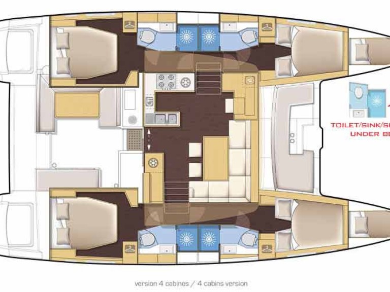 YachtCharter in Parham Town - Lagoon Lagoon 450 auf SamBoat