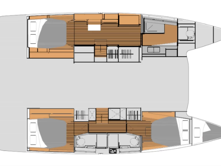 Katamaran mit oder ohne Skipper Fountaine Pajot mieten in Parham Town