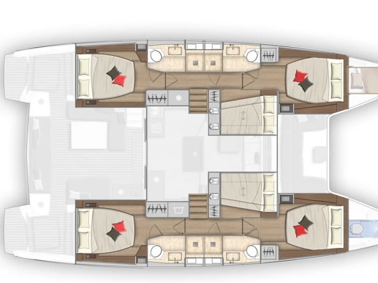 Vermietung Katamaran Lagoon mit Führerschein