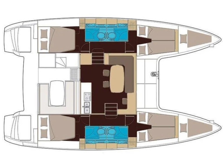 Boot mieten Santa Eulària des Riu günstig Lagoon 400 S2