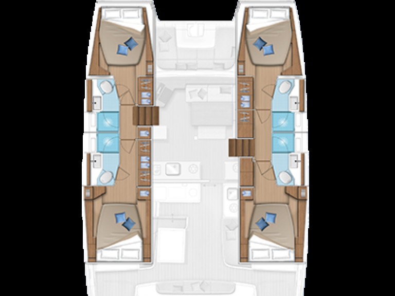 Vermietung Katamaran Lagoon mit Führerschein