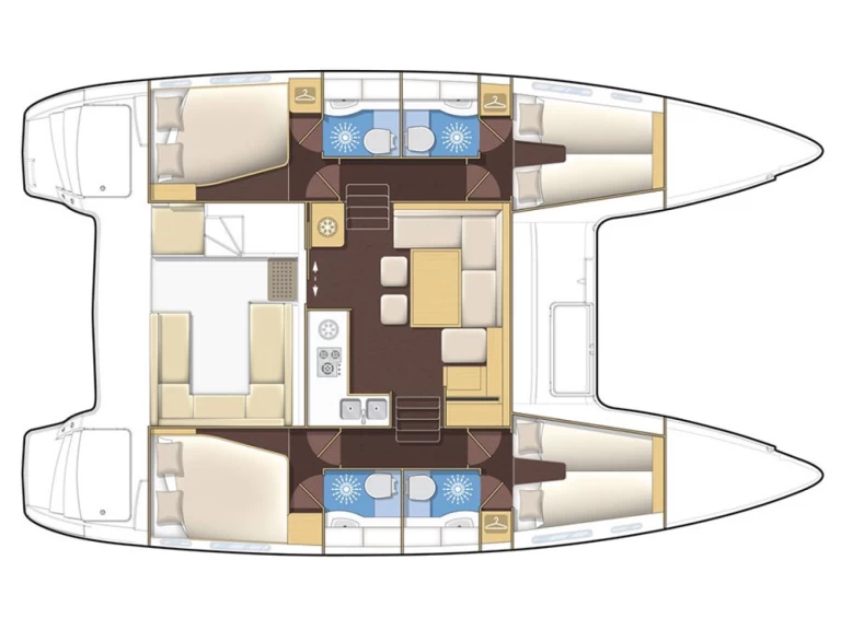 Katamaran mieten in Ligia - Fountaine Pajot Lucia 40