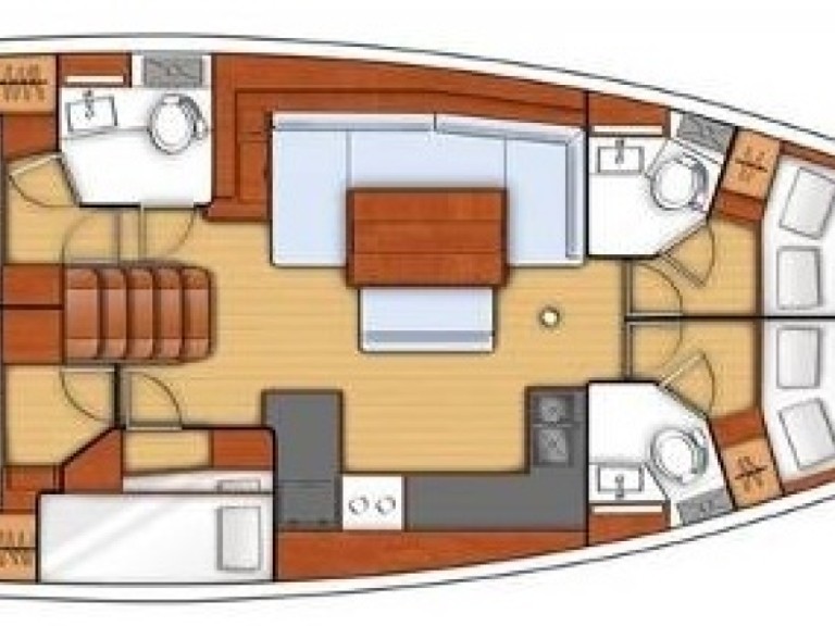 Boot mieten Punat günstig Oceanis 48