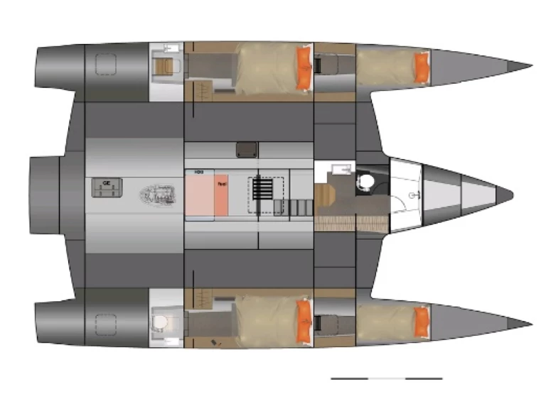 Vermietung Katamaran Neel mit Führerschein