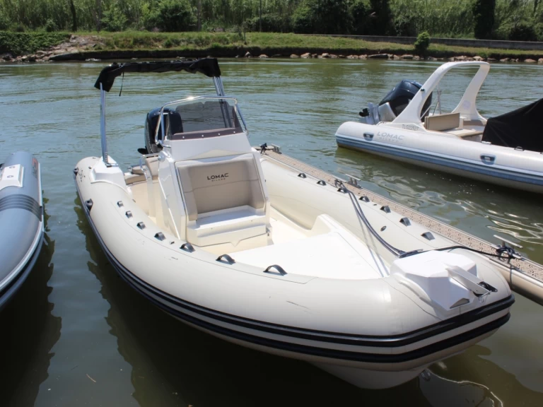 Vermietung Schlauchboot Lomac mit Führerschein