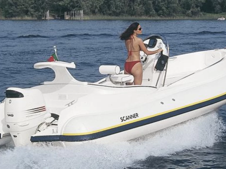 Vermietung Schlauchboot Scanner mit Führerschein