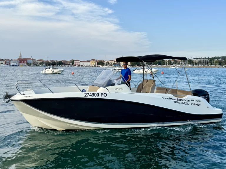 Vermietung Motorboot Quicksilver mit Führerschein