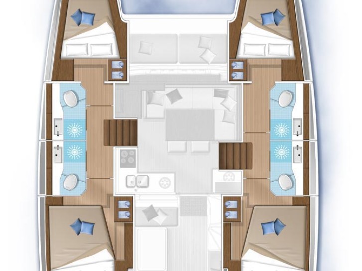 YachtCharter in Golfo Aranci - Lagoon Lagoon 40 auf SamBoat