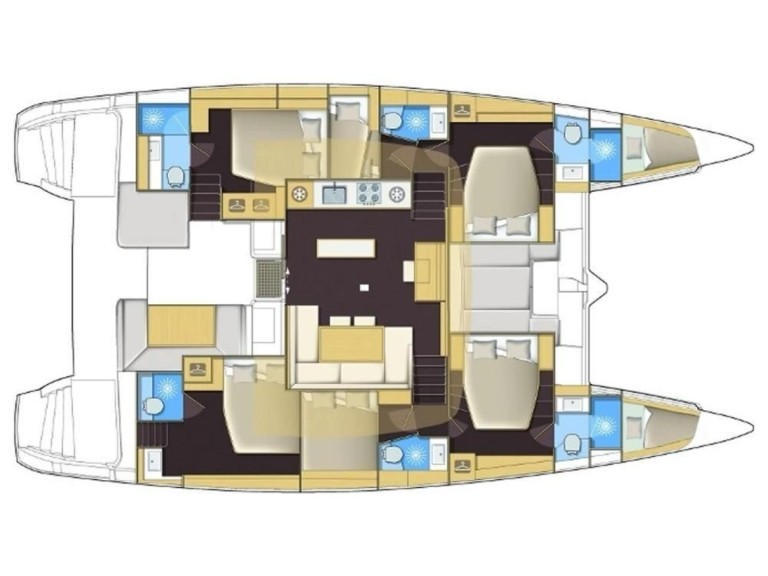 YachtCharter in Sant Antoni de Portmany - Lagoon Lagoon 52 F auf SamBoat