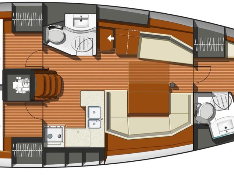 Jeanneau Sun Odyssey 42i mieten Biograd na Moru