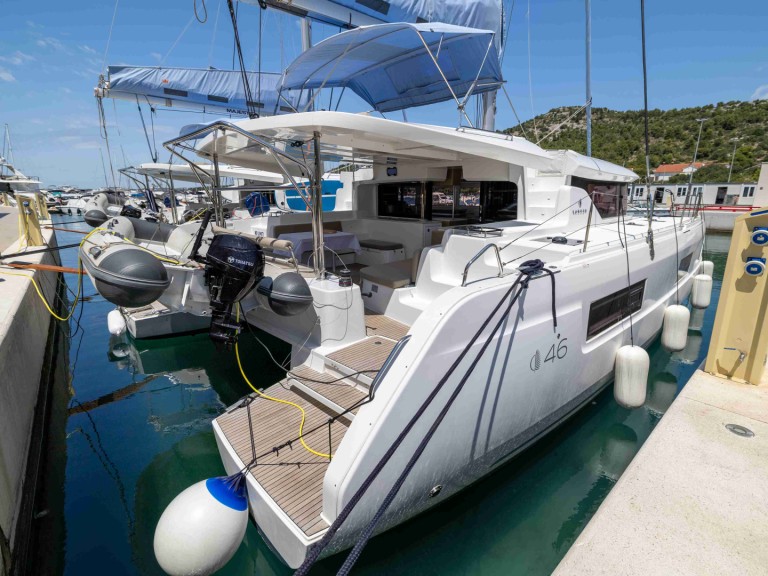 Boot mieten Drage günstig Lagoon 46