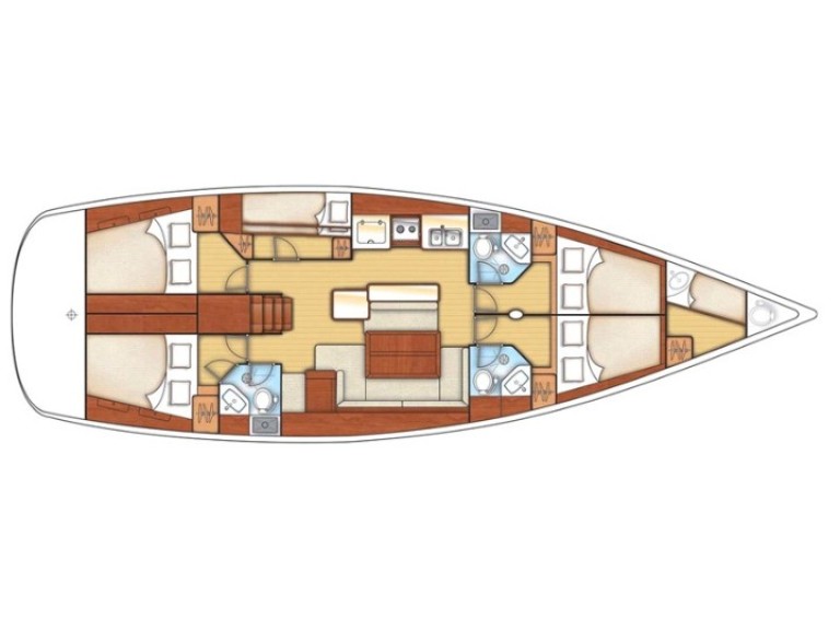 Ein Bénéteau Oceanis 50 mieten in Nidri