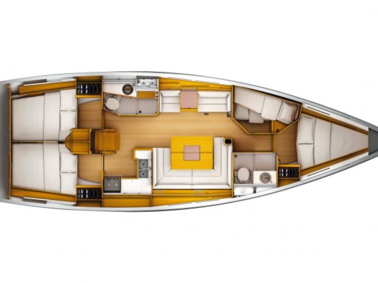 Vermietung Segelboot Jeanneau mit Führerschein