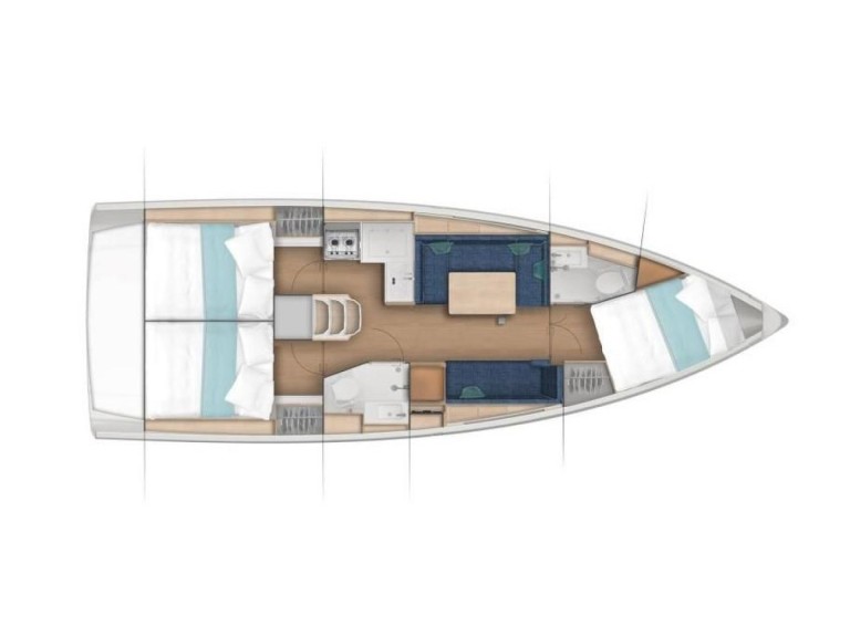 Segelboot mit oder ohne Skipper Jeanneau mieten in Salerno