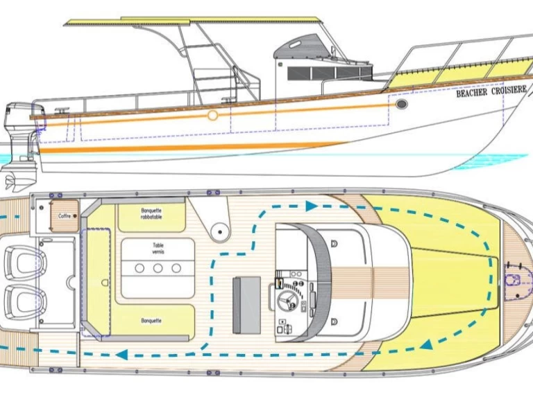 Ein Beacher Beacher V10 Croisière mieten in Arcachon