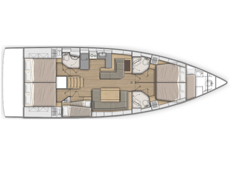 YachtCharter in Paros (Insel) - Bénéteau Oceanis 51.1 auf SamBoat
