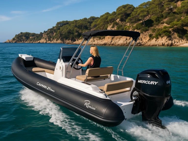 Vermietung Schlauchboot Ranieri mit Führerschein