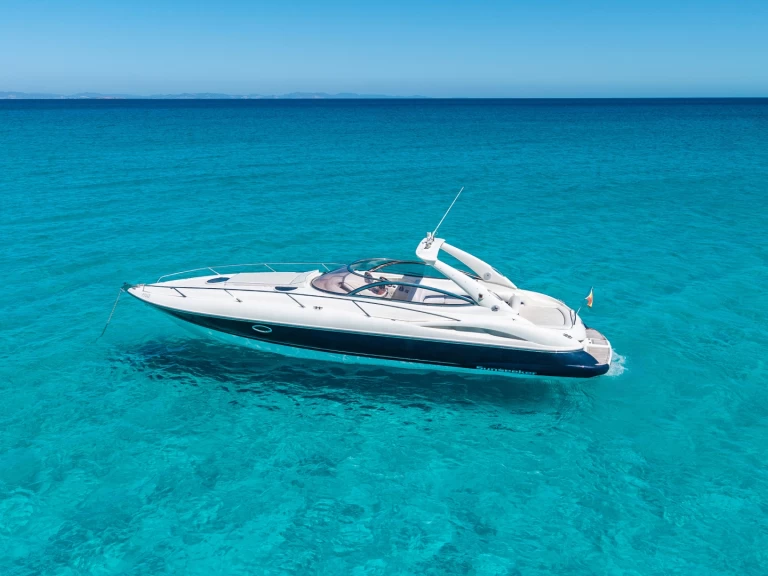 Motorboot mit oder ohne Skipper Sunseeker mieten in Ibiza Magna