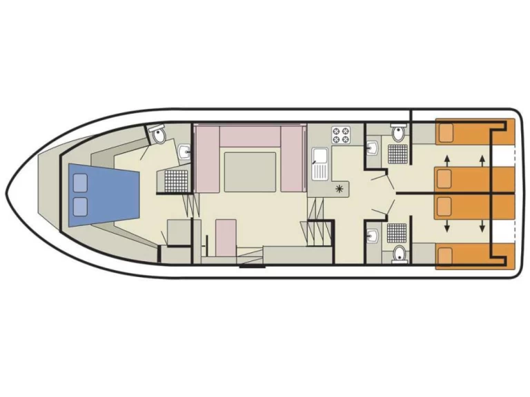 Vermietung Motorboot Le Boat mit Führerschein