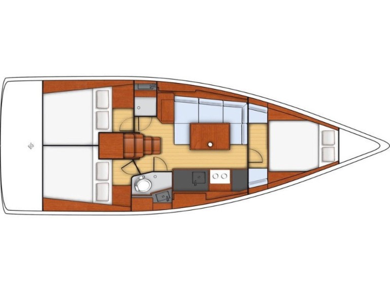 Boot mieten Trogir günstig Oceanis 38