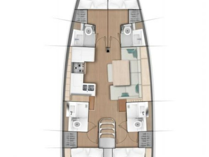 YachtCharter in Sámi - Jeanneau Sun Odyssey 490 auf SamBoat