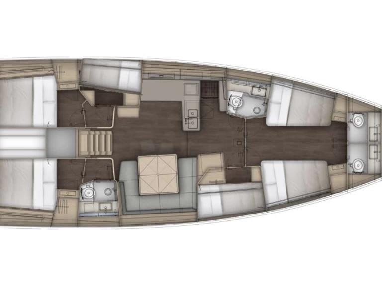 YachtCharter in Seget Donji - Dufour Dufour 54 - 6 cab. auf SamBoat