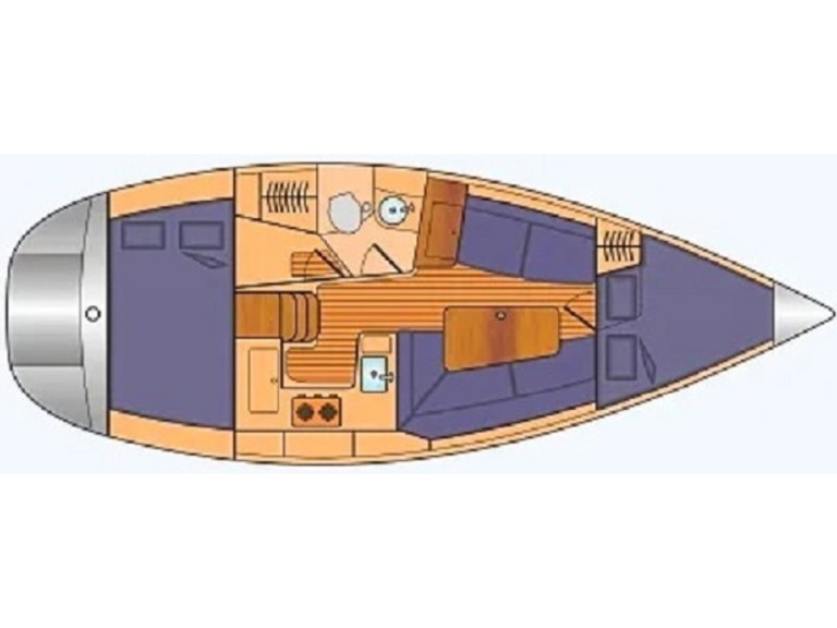 Segelboot mit oder ohne Skipper Hunter mieten in Castellammare del Golfo
