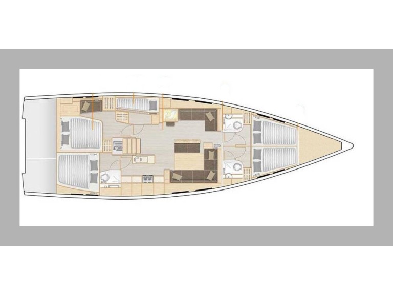 Ein Hanse Hanse 548 mieten in Sukošan