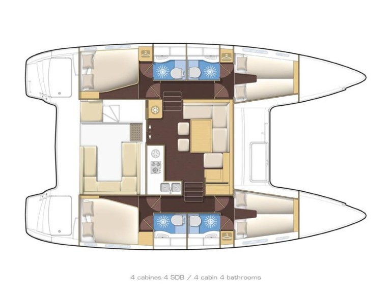 Bootsverleih Lagoon Lagoon 400 S2 Verolme Samboat