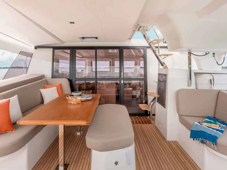 Boot mieten Trogir günstig Fountaine Pajot FP 41 Quatuor 4