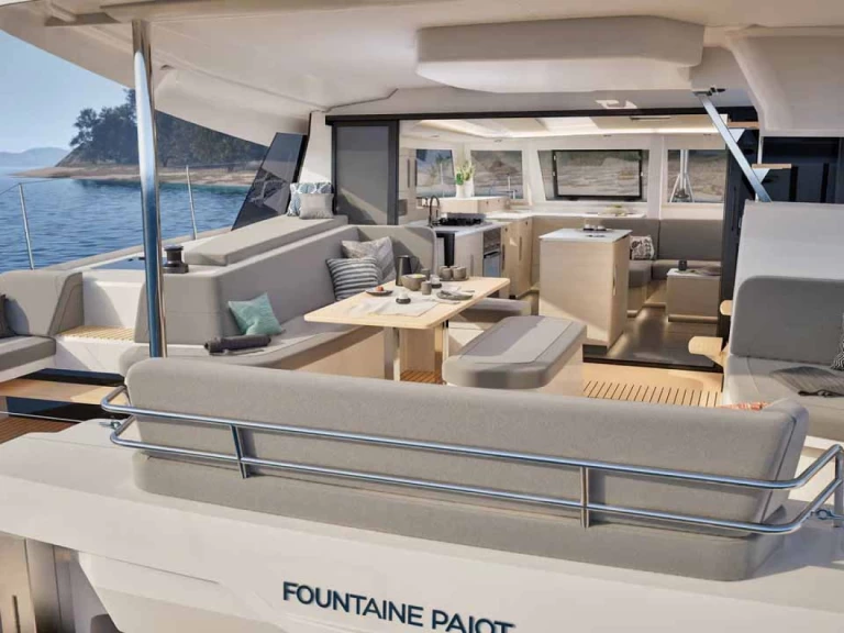 Boot mieten Trogir günstig Fountaine Pajot FP 44 Quatuor - 4 cab.