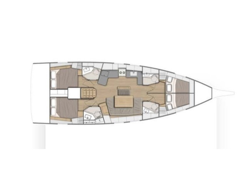 Boot mieten Préveza günstig Oceanis 46.1