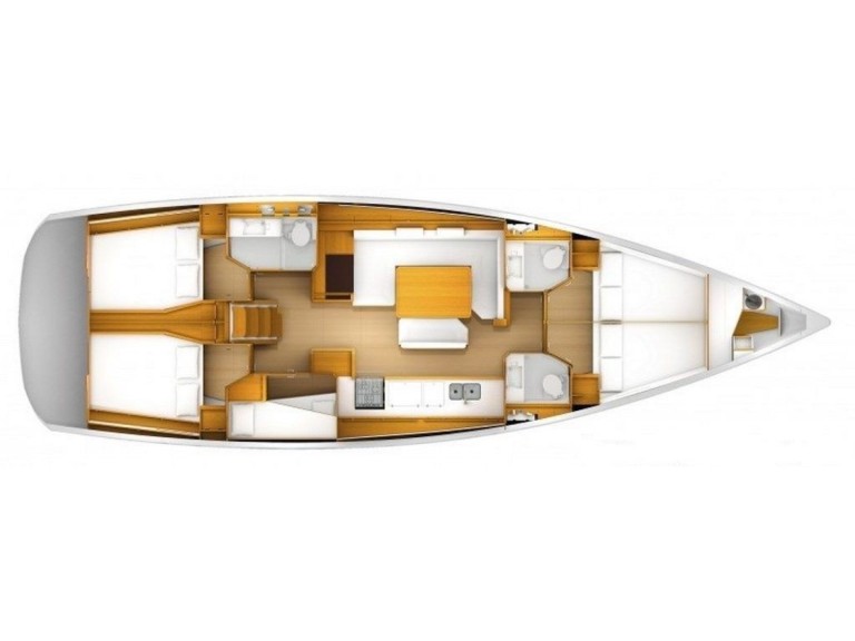 Vermietung Segelboot Jeanneau mit Führerschein