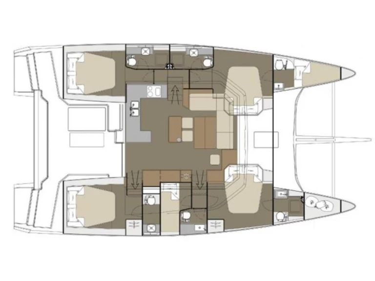 Katamaran mieten in Sant Antoni de Portmany - Dufour Dufour 48