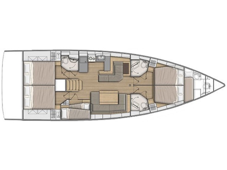 Segelboot mieten in Gouviá - Bénéteau Oceanis 51.1