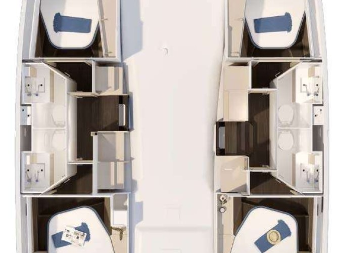 Fountaine Pajot New 41 mieten Pointe-à-Pitre